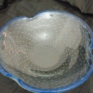 Vintage WhiteFriars Hand Blown Glass Bowl